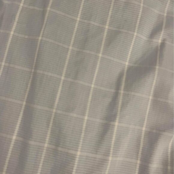 van heusen mens button up blue plaid size large - Picture 4 of 5